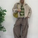 giubbotto corto  modello bomber boucle